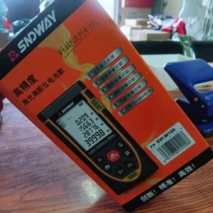SNDWAY SW-M100 Laser Distance Meter – 100m Digital Range Finder with LCD Display