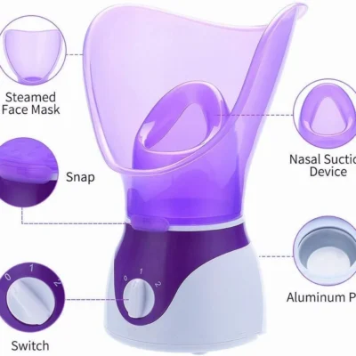 Facial Steamer Hot Mist for Face – Deep Cleansing Skin Care Steam Device for Home Spa & Beauty Routine