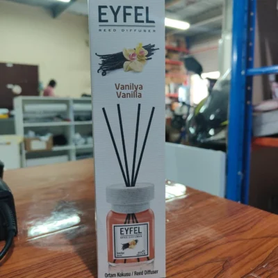 EYFEL Reed Diffuser Set – Long-Lasting Home & Office Air Freshener with Fragrance Sticks – Fig, Tulip, Peach, Flower Garden, Red Dragon, Blackberry, Exotic, Cinnamon & Clove, Cherry & Vanilla