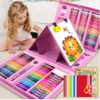 208 PCS Art Set – Comprehensive Creative Toolkit for Artists of All Ages